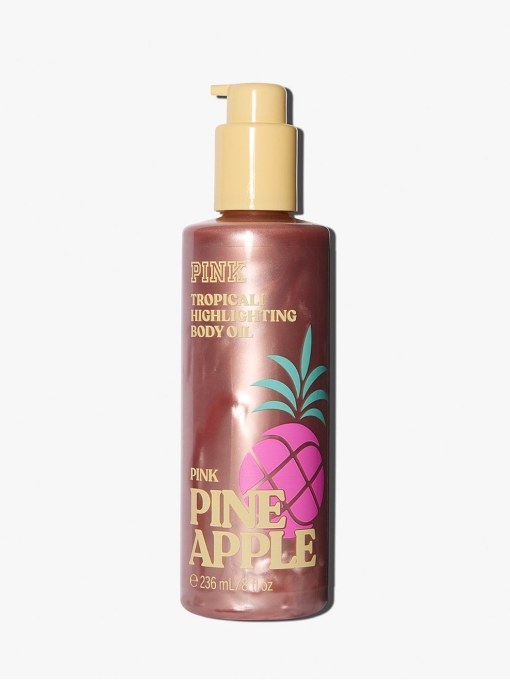 NEW-PINK Tropical Highlighting Body Oil - Pineapple Limited Edition - Picture 1 of 3